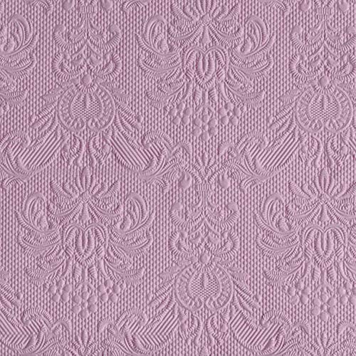 Ambiente Servietten Lunch / Party 33x33cm Elegance Pale Lilac Geprägt / embossed von Ambiente