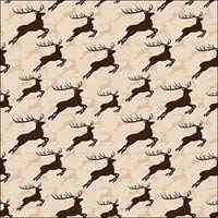 Ambiente Servietten Motiv: Jumping Deer Brown - springende Hirsche braun, 33x33cm, 3lagig 20 Stück Packung von Ambiente