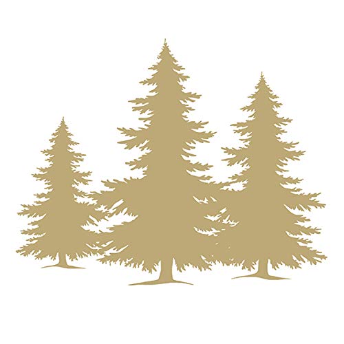 Ambiente Servietten Motiv: Tree Silhouette Gold - Tannenbaum Gold, 33x33cm, 3lagig 20 Stück Packung von Ambiente