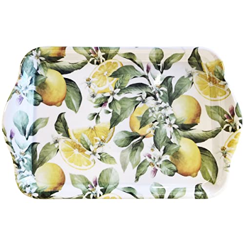 Ambiente Tablett Tray 13x21 cm Zitronen Limoni Landhaus von Ambiente