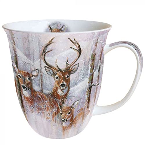 Ambiente Weihnachtshirsch Becher 0,4 L Wildnis Hirsch Ambiente Weihnachtshirsch Becher 0,4 L Wildnis Hirsch von Ambiente