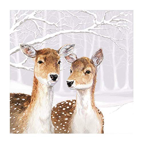 Serviette"Rehe zur Winterzeit" 20 Stück Serviette"Rehe zur Winterzeit" 20 Stück von Ambiente