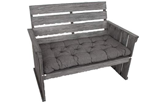 Ambientehome 91193 Extended Lounge Kissen für 2-Sitzer-Bank, hellgrau, 113 x 55 x 10 cm von Ambientehome