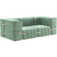 Ambivalenz - Curt 7er Set Z B Flexibler 2 Sitzer mit Armlehnen von Ambivalenz
