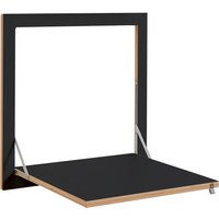 Ambivalenz - Fläpps Kittchen Tisch 60 x 60 cm, schwarz von AMBIVALENZ