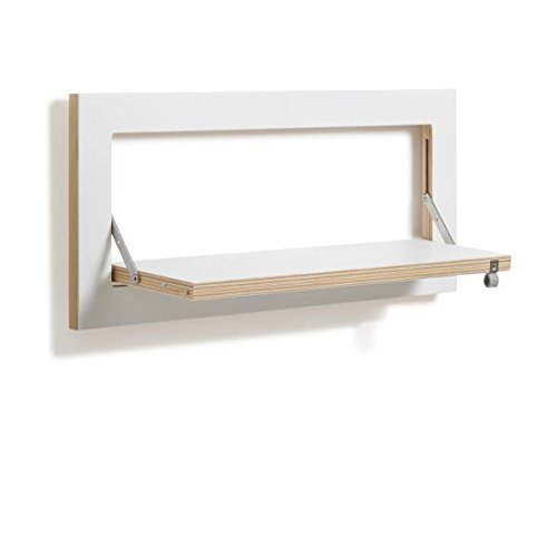 Ambivalenz - Regal - klappbar - Holz - Birke - weiß - 60x27x2cm von Ambivalenz