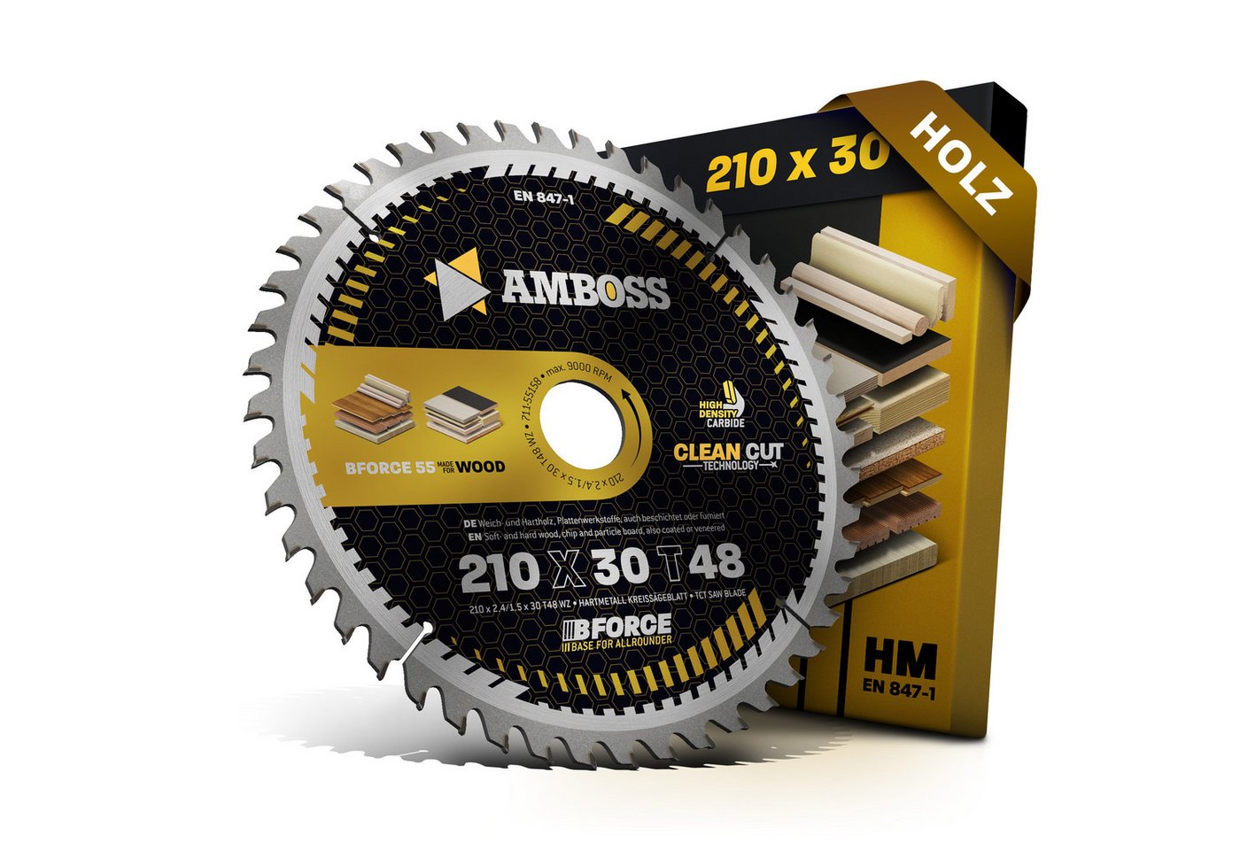 Amboss Werkzeuge Kreissägeblatt HM Kreissägeblatt - 210 x 2.4/1.5 x 30 Z48 WZ Amboss Werkzeuge Kreissägeblatt HM Kreissägeblatt - 210 x 2.4/1.5 x 30 Z48 WZ von Amboss Werkzeuge