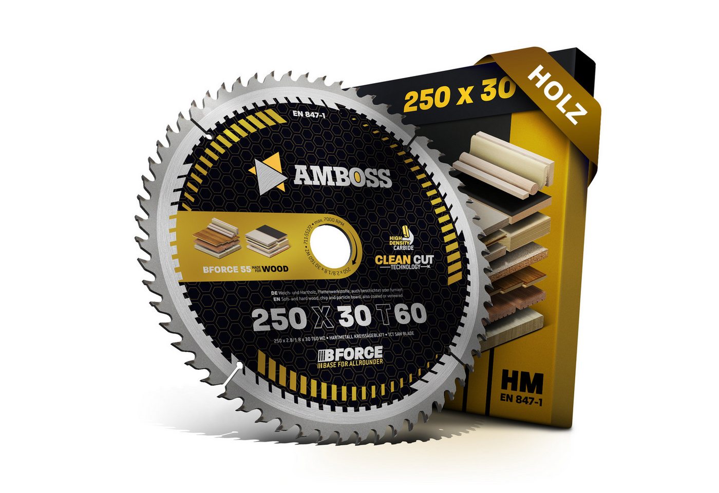 Amboss Werkzeuge Kreissägeblatt HM Kreissägeblatt - 250 x 2.8/1.8 x 30 Z60 WZ Amboss Werkzeuge Kreissägeblatt HM Kreissägeblatt - 250 x 2.8/1.8 x 30 Z60 WZ von Amboss Werkzeuge