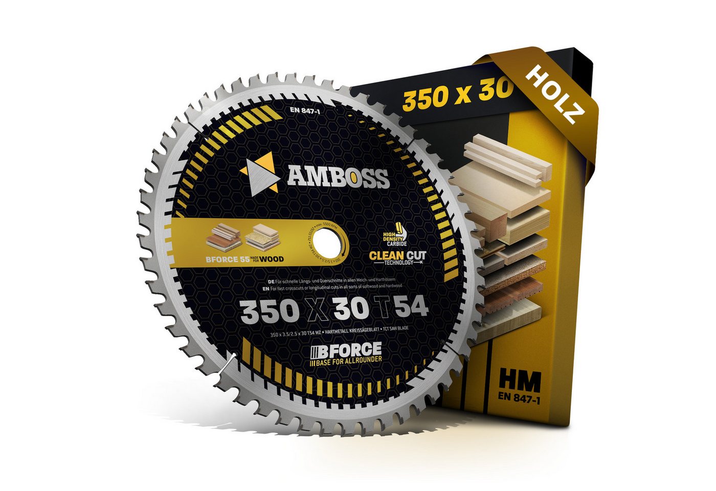 Amboss Werkzeuge Kreissägeblatt HM Kreissägeblatt - 350 x 3.5/2.5 x 30 Z54 WZ Amboss Werkzeuge Kreissägeblatt HM Kreissägeblatt - 350 x 3.5/2.5 x 30 Z54 WZ von Amboss Werkzeuge