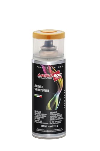 Ambro-Sol - Mehrzweck Acryllack Spray V4001003, Hochglanzfarbe für Innen und Außen, Acryl Spray für Alle Materialien, 400 ml Recyclebare Acryl Sprühfarbe Weißblech-Sprühdose - Gelb Signal Ambro-Sol - Mehrzweck Acryllack Spray V4001003, Hochglanzfarbe für Innen und Außen, Acryl Spray für Alle Materialien, 400 ml Recyclebare Acryl Sprühfarbe Weißblech-Sprühdose - Gelb Signal von Ambro-Sol