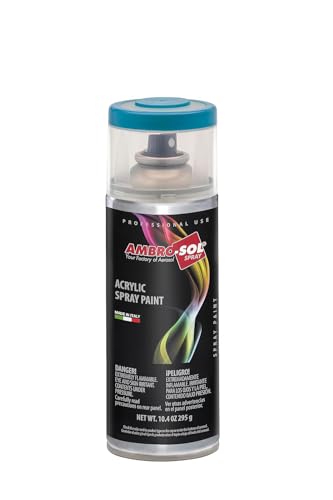 Ambro-Sol - Mehrzweck Acryllack Spray V4005015, Hochglanzfarbe für Innen und Außen, Acryl Spray für Alle Materialien, 400 ml Recyclebare Acryl Sprühfarbe Weißblech-Sprühdose - Blauen Himmel von Ambro-Sol