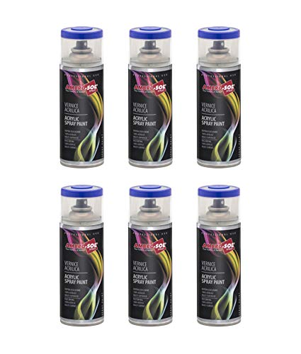 Ambro-Sol V4007024 Universallack Acryl, Graphitgrau, 400mL, 6 Stück von Ambro-Sol