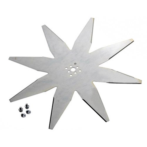 Klinge 8 Zähne Original gebogen für Roboter Ambrogio/Wiper Serie L50 – Ø: außen: 240 mm – Mähroboter von Ambrogio Robot