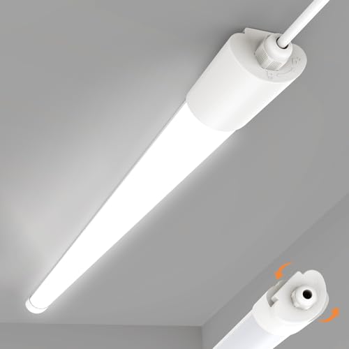 Amdelne Led Feuchtraumleuchte 60CM, 18W 1800lumen Kaltlweiß 4000k, Led Werkstatt Deckenleuchte IP65 Wasserfest Feuchtraumlampe, Weiß Als Wohnzimmerlampe, KüChenlampe, Kellerlampe, Garagenlampe BüRo Amdelne Led Feuchtraumleuchte 60CM, 18W 1800lumen Kaltlweiß 4000k, Led Werkstatt Deckenleuchte IP65 Wasserfest Feuchtraumlampe, Weiß Als Wohnzimmerlampe, KüChenlampe, Kellerlampe, Garagenlampe BüRo von Amdelne