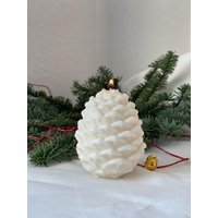 Zapfen Kerze. Weihnachten. Winter Deko von AmeaKerzen