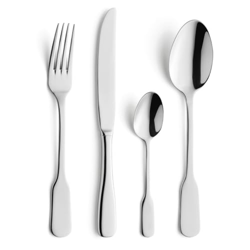 Amefa 070500AF01C40 Triomphe Besteckset, 24-teilig, Edelstahl, glänzende Oberfläche, 13,7 x 7 x 26,5 cm von Amefa