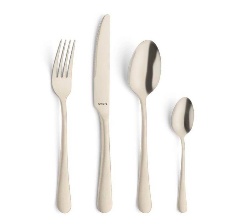 Amefa Besteck-Set AUSTIN (16-tlg), 4 Personen, Edelstahl 18/0, PVD champagner, satiniert von Amefa
