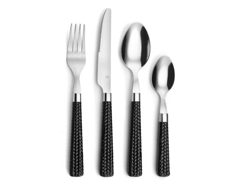 Amefa Besteck-Set Amefa Besteck-Set Paille 24 Stücke Metall zweifarbig 25 cm, Metall von Amefa