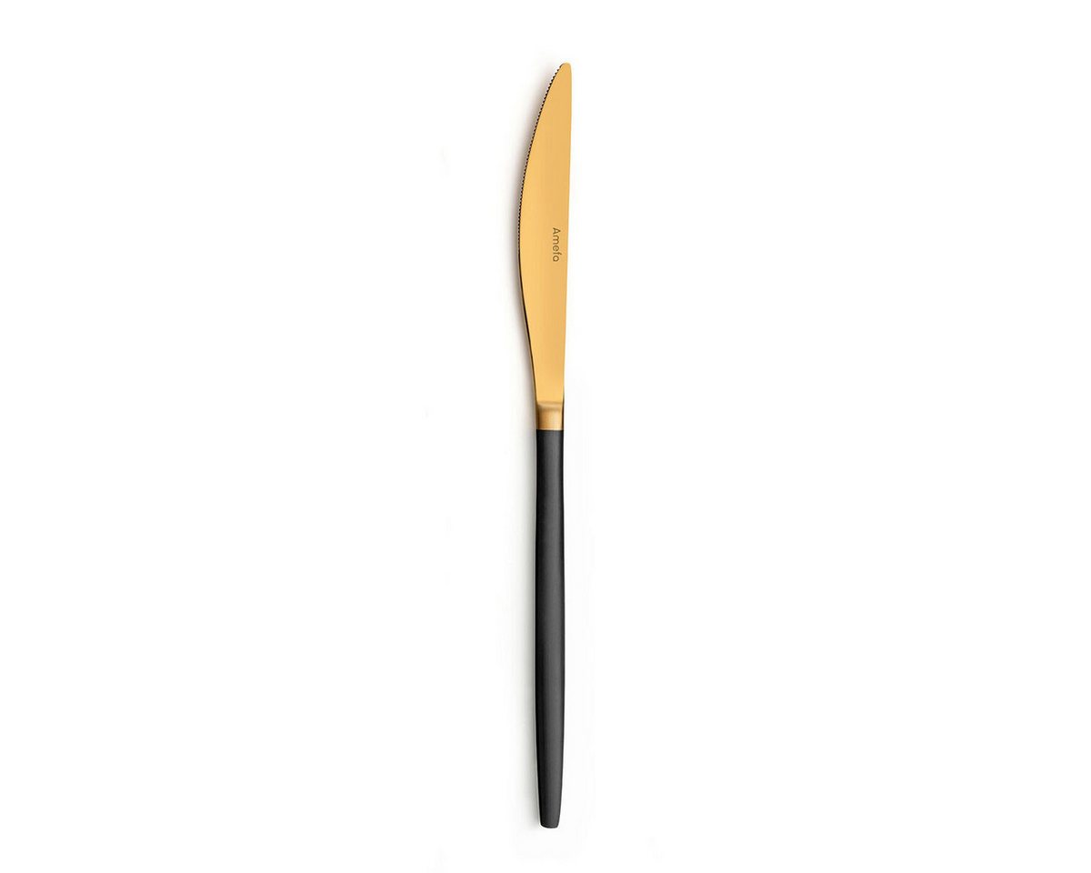 Amefa Besteck-Set Messerset Amefa Soprano Schwarz Gold Metall Edelstahl 12 Stück, Metall Amefa Besteck-Set Messerset Amefa Soprano Schwarz Gold Metall Edelstahl 12 Stück, Metall von Amefa
