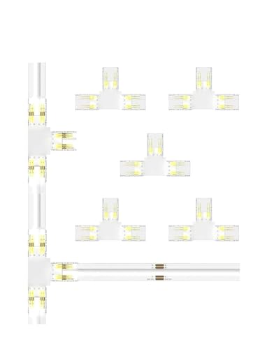 Amefil 4-polige 10-mm-COB-RGB-LED-Streifen-Anschlüsse T-förmig für DIY-Beleuchtungsprojekte 5050 Amefil 4-polige 10-mm-COB-RGB-LED-Streifen-Anschlüsse T-förmig für DIY-Beleuchtungsprojekte 5050 von Amefil