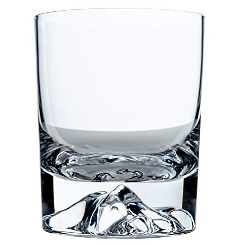 Amehla Foundation Crystal Rocks Gläser – 284 ml Whiskygläser mit Bergen, schwerem Boden, Mountain Whiskeyglas für Bourbon – elegantes 284 ml Cocktailglas, 2 Stück Amehla Foundation Crystal Rocks Gläser – 284 ml Whiskygläser mit Bergen, schwerem Boden, Mountain Whiskeyglas für Bourbon – elegantes 284 ml Cocktailglas, 2 Stück von Amehla