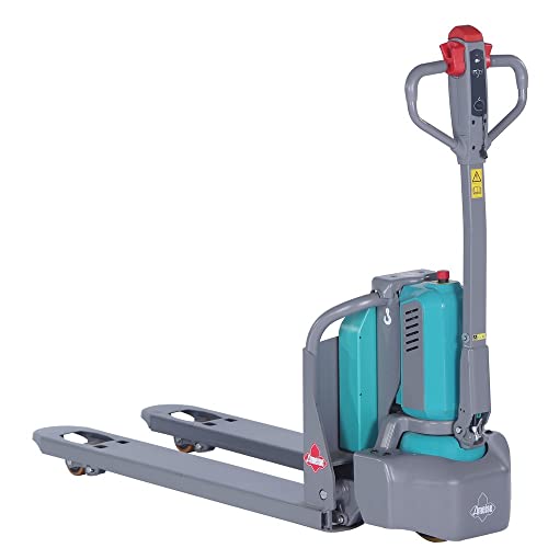 Ameise Elektro-Hubwagen PTE | 1.100 kg Tragkraft | 1.150 mm Gabellänge | Lithium-Ionen-Batterie 24V/ 20 Ah mit Ladegerät | 3,5 h Ladezeit | Multi-Funktionsdeichselgriff | Hubwagen elektrisch von Ameise