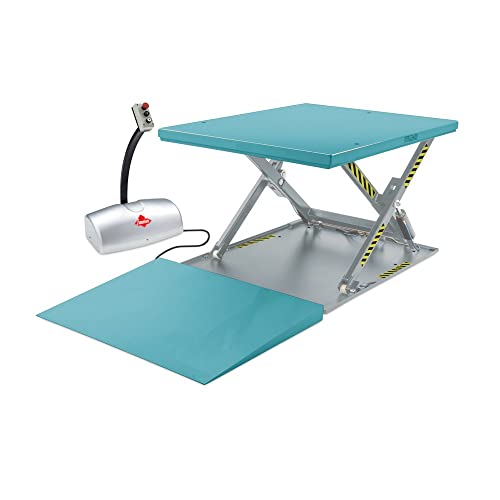 Ameise Elektro-Flach-Scheren-Hubtisch SLT mit Einfach-Schere | 1.000 kg Tragkraft | 80-840 mm Hubbereich | ergonomische und individuelle Greifhöhe | 1.450 x 1.140 mm Plattform von Ameise