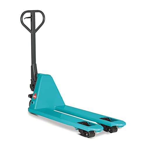 Ameise Hubwagen PTM extraschmal | 2.000 kg Tragkraft | 1.150 mm Gabellänge | 450 mm Gabeltragbreite | Lenkrad aus laufruhigem Vollgummi | Einfach-Gabelrollen aus robustem Polyurethan von Ameise