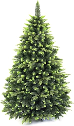 AmeliaHome Künstlicher Weihnachtsbaum 120 cm Tannenbaum Christbaum Kiefer PVC Weihnachtsdeko Klaus von AmeliaHome