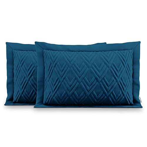 AmeliaHome 2 Kissenbezüge zweiseitig ultrasonic Steppung 50x70 cm Ophelia Indigo AmeliaHome 2 Kissenbezüge zweiseitig ultrasonic Steppung 50x70 cm Ophelia Indigo von AmeliaHome
