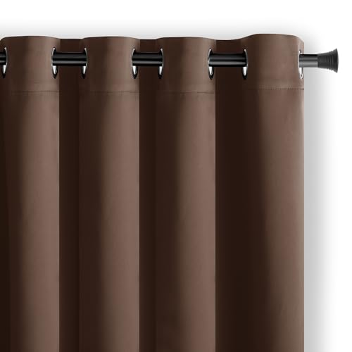 AmeliaHome Blackout Vorhang 140x245 cm Schokolade 1 St. Ösenschal Verdunkelungsvorhang Blickdicht Fensterdekoration Dekoschal Dekorvorhang Blackout AmeliaHome Blackout Vorhang 140x245 cm Schokolade 1 St. Ösenschal Verdunkelungsvorhang Blickdicht Fensterdekoration Dekoschal Dekorvorhang Blackout von AmeliaHome