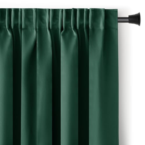 AmeliaHome Blackout Vorhang 140x245 cm dunkelgrün 1 St. Kräuselband Verdunkelungsvorhang Blickdicht Fensterdekoration Dekoschal Dekorvorhang Blackout AmeliaHome Blackout Vorhang 140x245 cm dunkelgrün 1 St. Kräuselband Verdunkelungsvorhang Blickdicht Fensterdekoration Dekoschal Dekorvorhang Blackout von AmeliaHome
