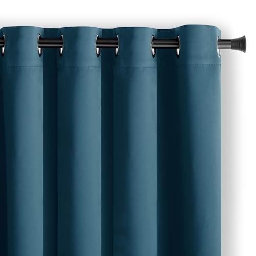 AmeliaHome Blackout Vorhang 140x270 cm blau 1 St. Ösenschal Verdunkelungsvorhang Blickdicht Fensterdekoration Dekoschal Dekorvorhang Blackout AmeliaHome Blackout Vorhang 140x270 cm blau 1 St. Ösenschal Verdunkelungsvorhang Blickdicht Fensterdekoration Dekoschal Dekorvorhang Blackout von AmeliaHome