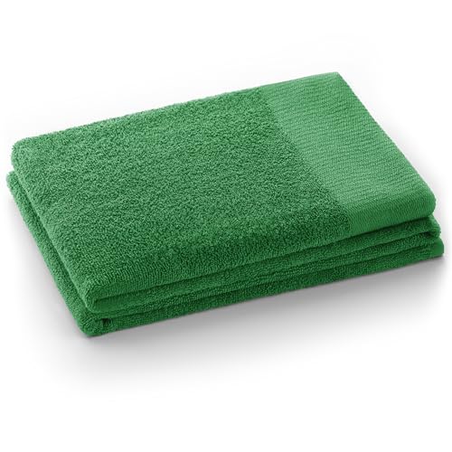 AmeliaHome Duschtuch 70x140 cm Grün 100% Baumwolle Qualität Saugfähig Amari von AmeliaHome