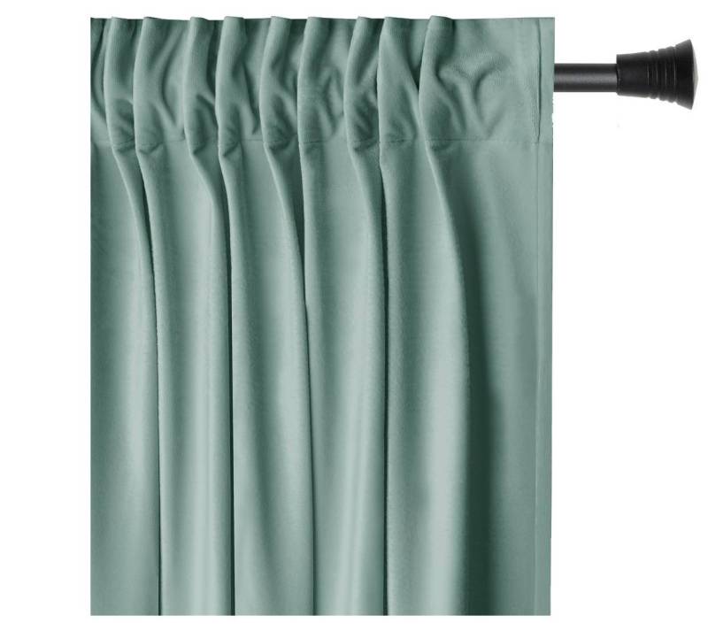AmeliaHome Gardine Gardine Kräuselband Vorhang VerdunkelndSamt Textil Multifunktionsband, Multifunktionsband (1 St), verdunkelnd, Samt Textilien, mit Raffhalter von AmeliaHome
