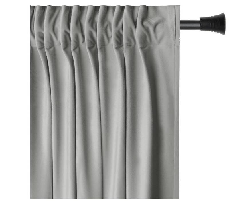 AmeliaHome Gardine Gardine Kräuselband Vorhang VerdunkelndSamt Textil Multifunktionsband, Multifunktionsband (1 St), verdunkelnd, Samt Textilien, mit Raffhalter von AmeliaHome