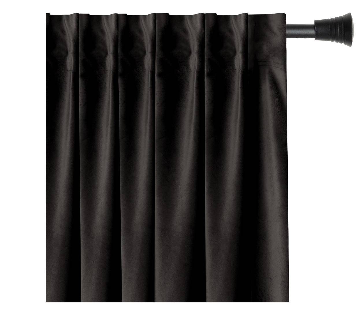 AmeliaHome Gardine Gardine Kräuselband Vorhang VerdunkelndSamt Textil Multifunktionsband, Multifunktionsband (1 St), verdunkelnd, Samt Textilien, mit Raffhalter von AmeliaHome