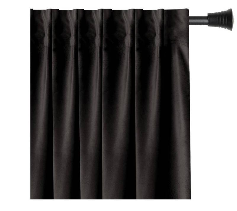 AmeliaHome Gardine Gardine Kräuselband Vorhang VerdunkelndSamt Textil Multifunktionsband, Multifunktionsband (1 St), verdunkelnd, Samt Textilien, mit Raffhalter von AmeliaHome