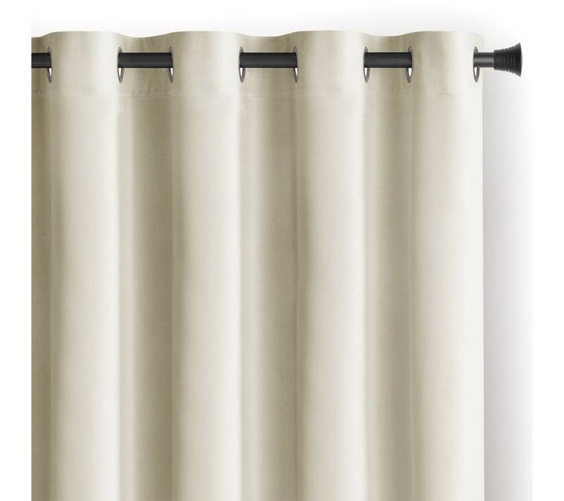 AmeliaHome Gardine Gardine Ösen Vorhang mit Raffhalter Samt Ösenvorhang Verdunkelnd, Ösen (1 St), Samt, inkl. Raffhalter von AmeliaHome