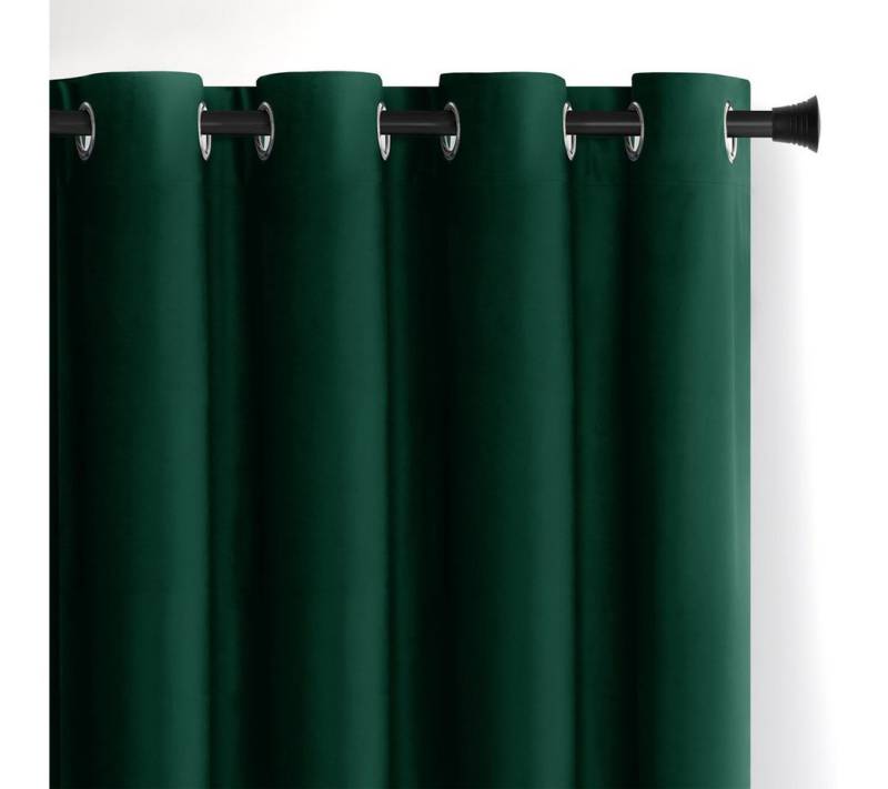 AmeliaHome Gardine Gardine Ösen Vorhang mit Raffhalter Samt Ösenvorhang Verdunkelnd, Ösen (1 St), Samt, inkl. Raffhalter von AmeliaHome
