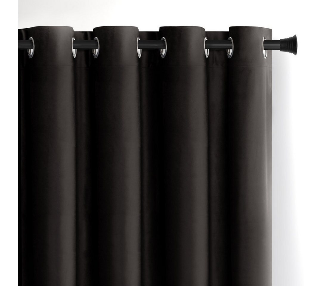AmeliaHome Gardine Gardine Ösen Vorhang mit Raffhalter Samt Ösenvorhang Verdunkelnd, inkl. Raffhalter AmeliaHome Gardine Gardine Ösen Vorhang mit Raffhalter Samt Ösenvorhang Verdunkelnd, inkl. Raffhalter von AmeliaHome