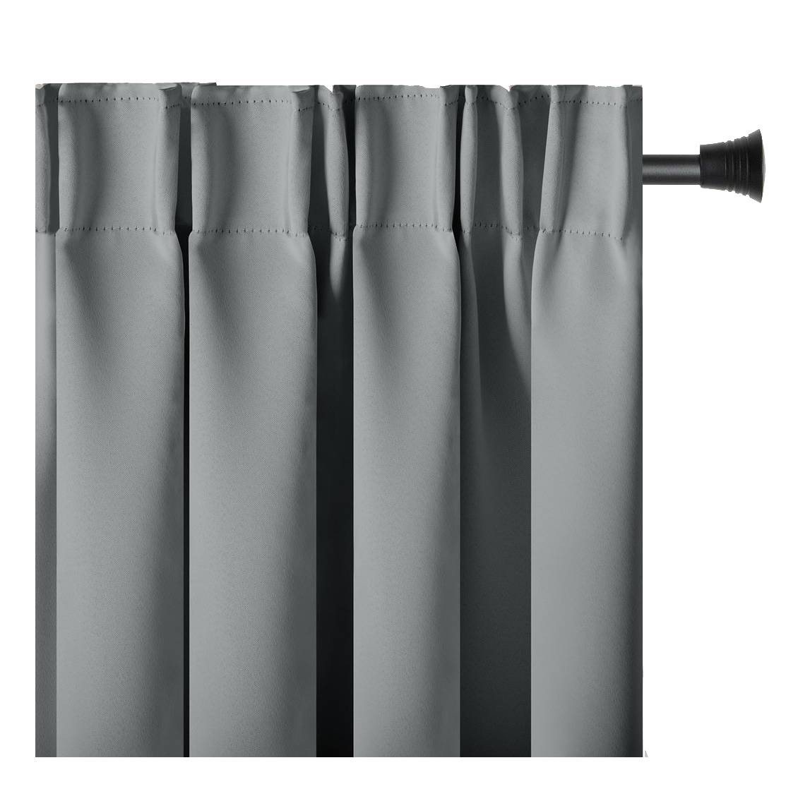 AmeliaHome Gardine Gardine Vorhang Einfarbig Verdunklungsvorhang Aufhängung Pleat, Kräuselband (1 St), verdunkelnd von AmeliaHome