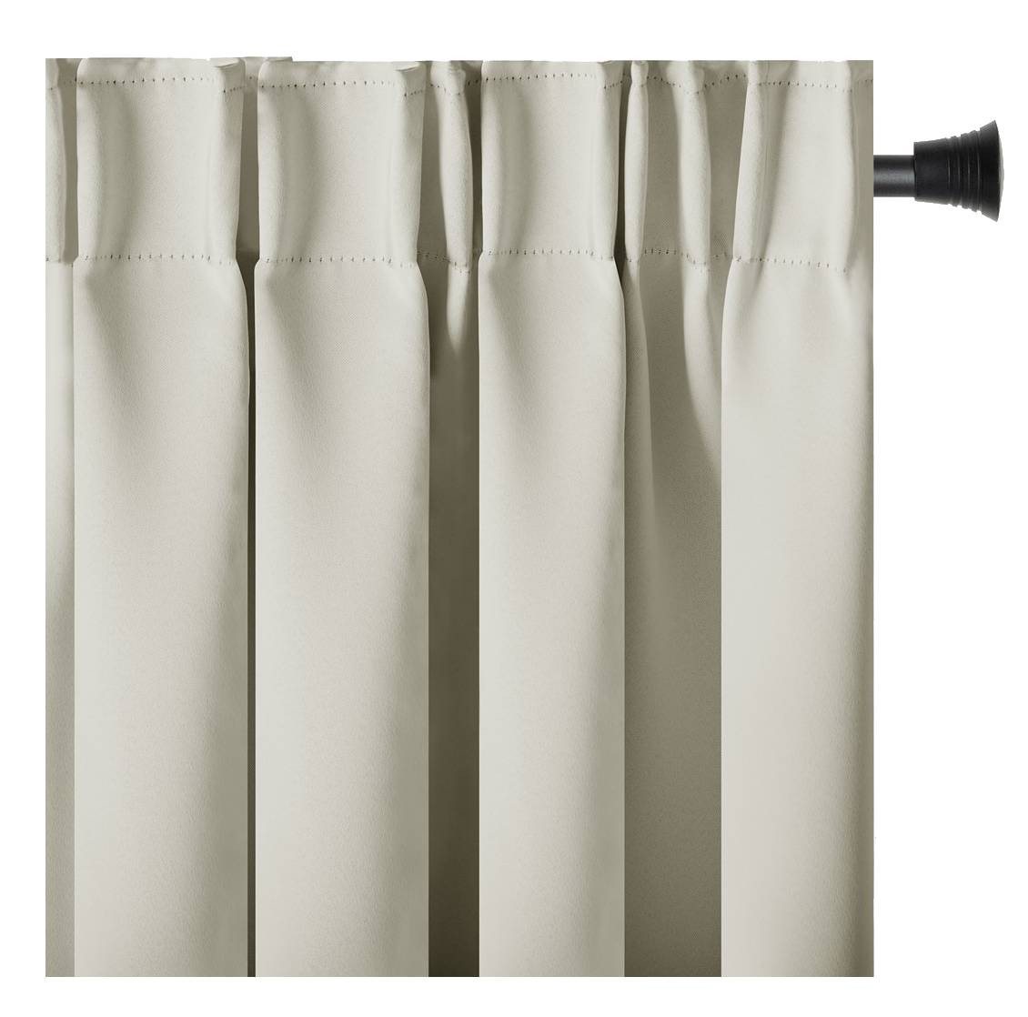 AmeliaHome Gardine Gardine Vorhang Einfarbig Verdunklungsvorhang Aufhängung Pleat, Kräuselband (1 St), verdunkelnd von AmeliaHome