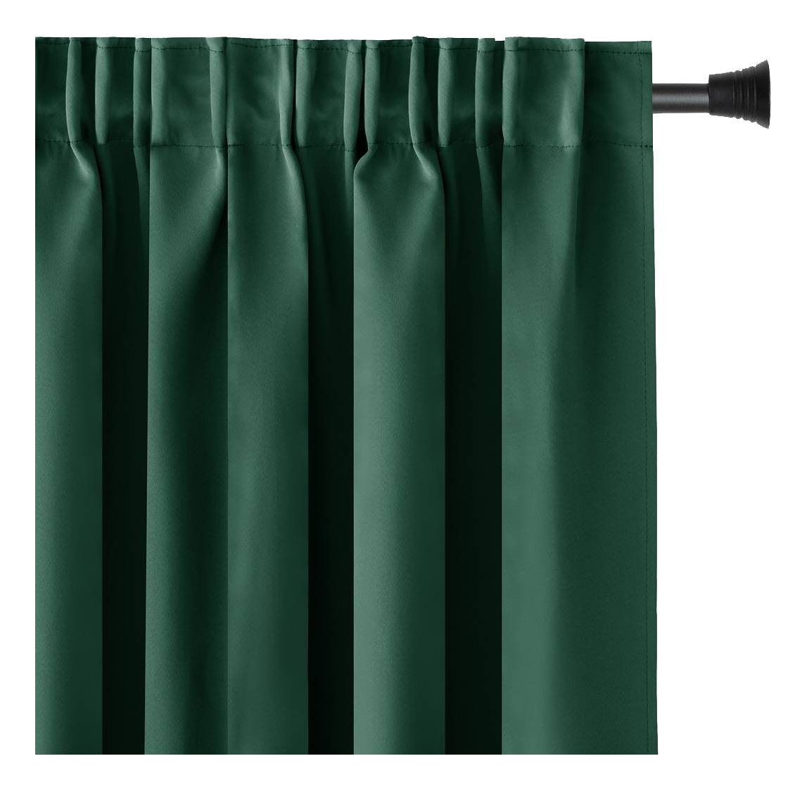 AmeliaHome Gardine Gardine Vorhang Einfarbig Verdunklungsvorhang Aufhängung Pleat, Kräuselband (1 St), verdunkelnd von AmeliaHome
