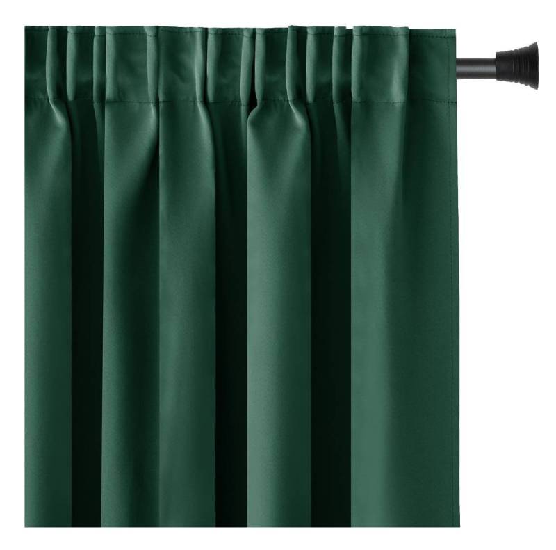 AmeliaHome Gardine Gardine Vorhang Einfarbig Verdunklungsvorhang Aufhängung Pleat, Kräuselband (1 St), verdunkelnd von AmeliaHome