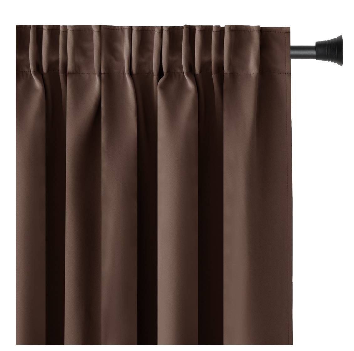 AmeliaHome Gardine Gardine Vorhang Einfarbig Verdunklungsvorhang Aufhängung Pleat, Kräuselband (1 St), verdunkelnd von AmeliaHome
