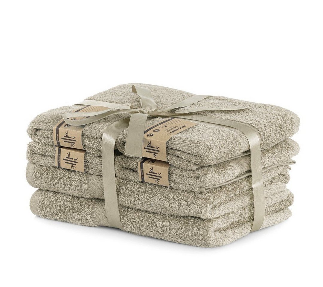 DecoKing Handtuch Set Handtuch Handtücher Badetücher Duschtücher Gästetuch Badetuch Bamby, Baumwolle, (6-tlg), Bambusviskose von DecoKing