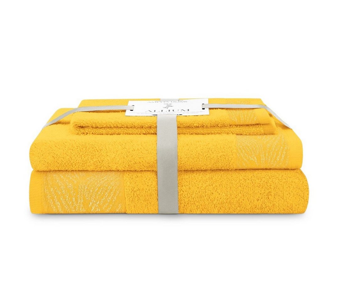 AmeliaHome Handtuch Set Handtücher Handtuch Duschtuch Gästetuch Saunatuch 100% Baumwolle, Baumwolle, (Set, 3-tlg), Mit Muster von AmeliaHome
