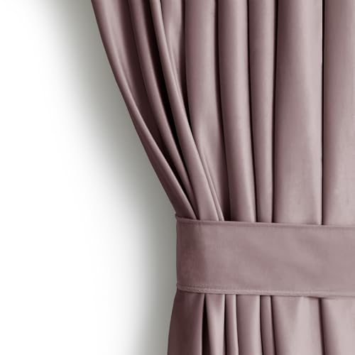 AmeliaHome Set Vorhang H 245 x B 140 cm mit Raffhalter 54 x 10 cm Velvet Optik Dunkelbeige 1 St. Kräuselband Wellenband Samt Halbverdunkelungsvorhang Fensterdekoration Dekoschal Dekorvorhang AmeliaHome Set Vorhang H 245 x B 140 cm mit Raffhalter 54 x 10 cm Velvet Optik Dunkelbeige 1 St. Kräuselband Wellenband Samt Halbverdunkelungsvorhang Fensterdekoration Dekoschal Dekorvorhang von AmeliaHome