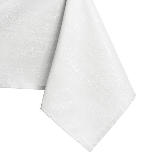 AmeliaHome Tischdecke 110x200 cm Tischtuch Tafeldecke Fleckschutz Lotuseffekt Abwaschbar Wasserabweisend Ornament Vesta weiß AmeliaHome Tischdecke 110x200 cm Tischtuch Tafeldecke Fleckschutz Lotuseffekt Abwaschbar Wasserabweisend Ornament Vesta weiß von AmeliaHome